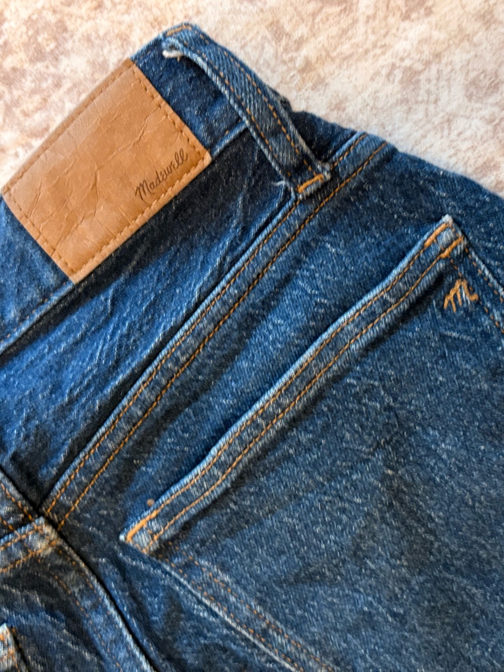 Madewell The Perfect Vintage Straight Jean in Greenhaven Wash, Seamed Version - Picture 7 of 9